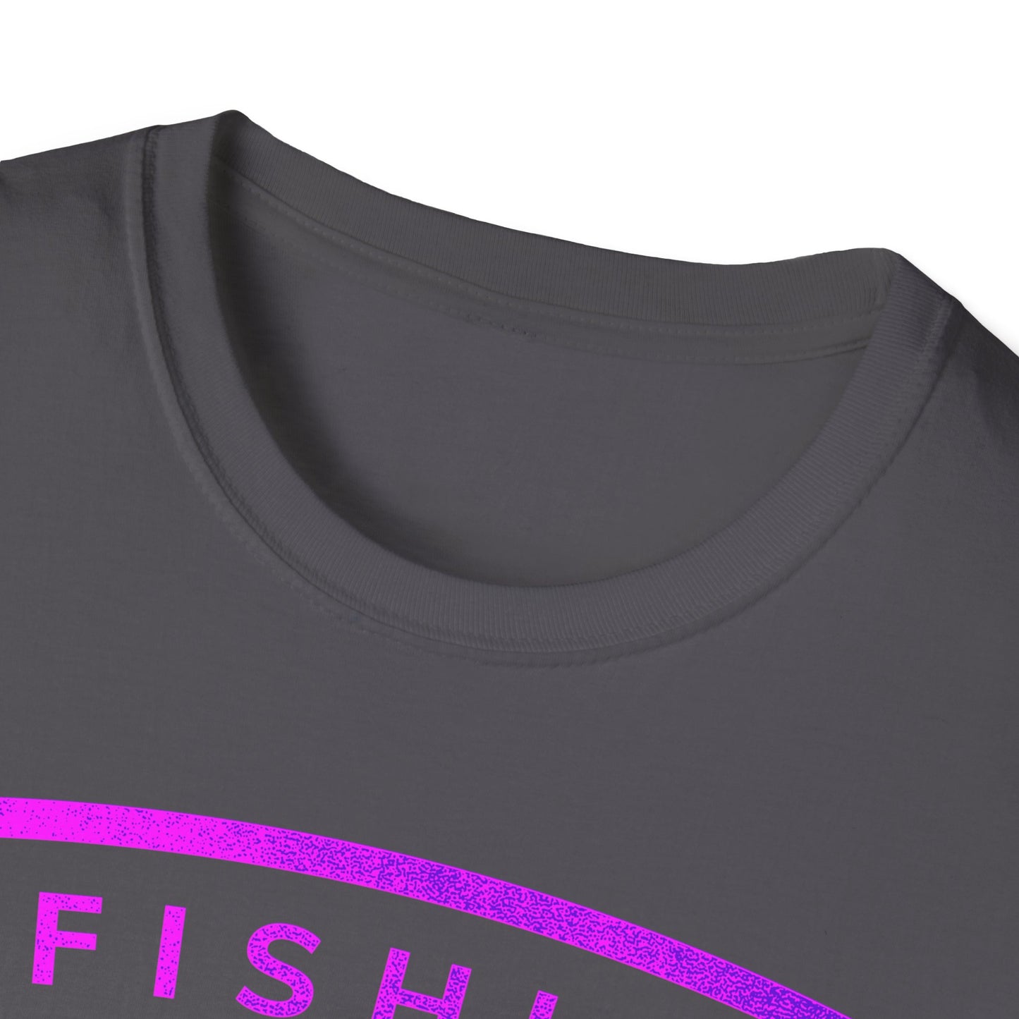 Fishin Awesome Pink Purple Tuna Stamp T-Shirt