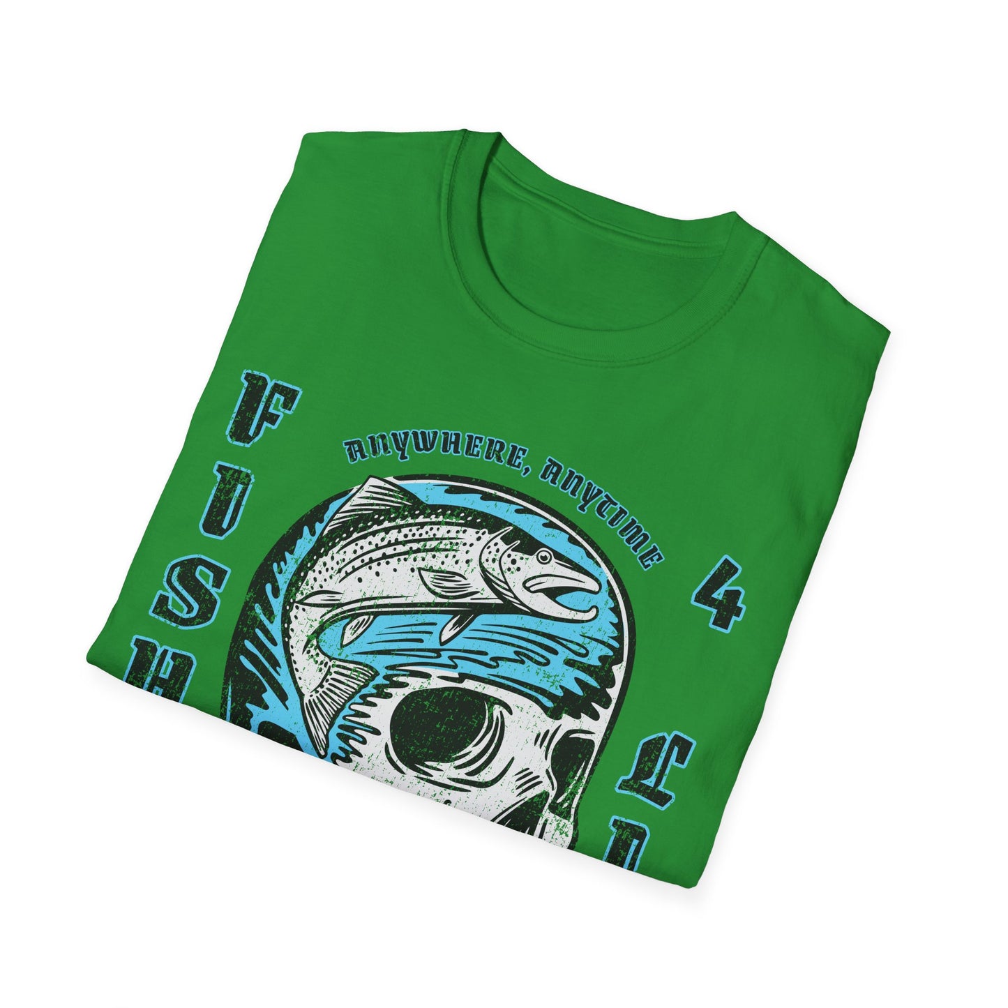 Fishin 4 Life Skull T-Shirt