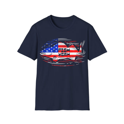 Fish Yeah America Walleye T-Shirt