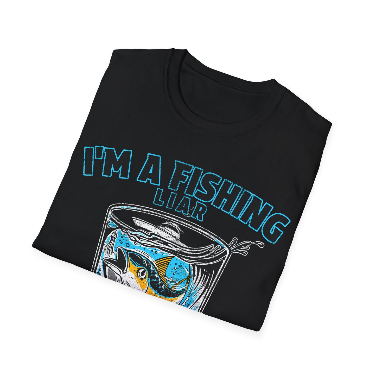 Fishing Liar Glass T-Shirt