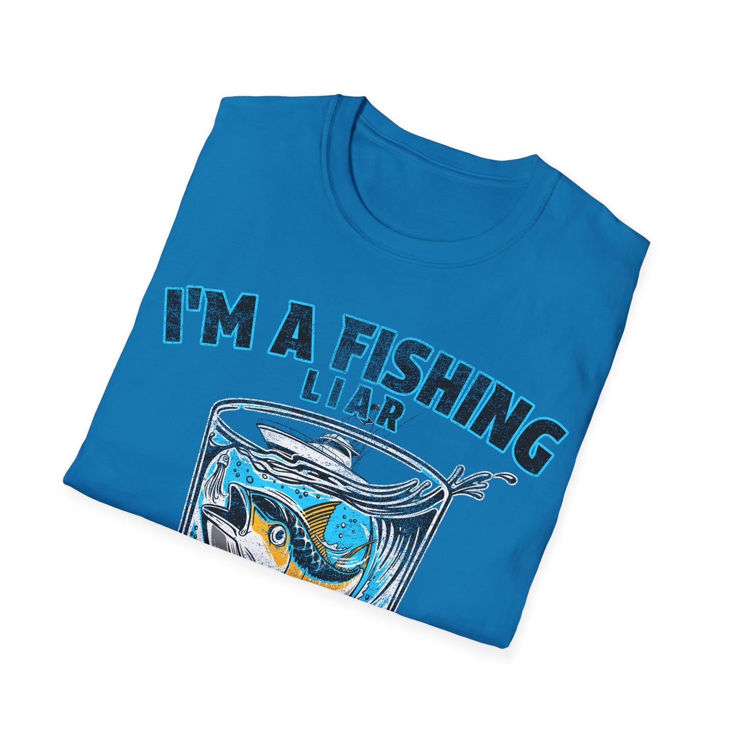 Fishing Liar Glass T-Shirt