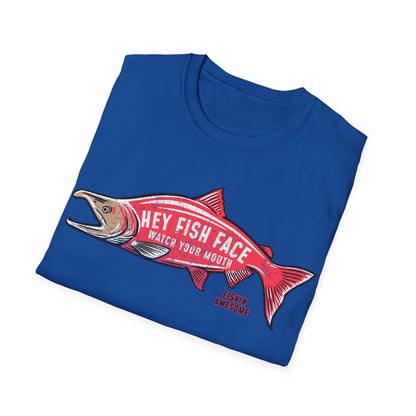 Hey Fish Face Salmon T-Shirt