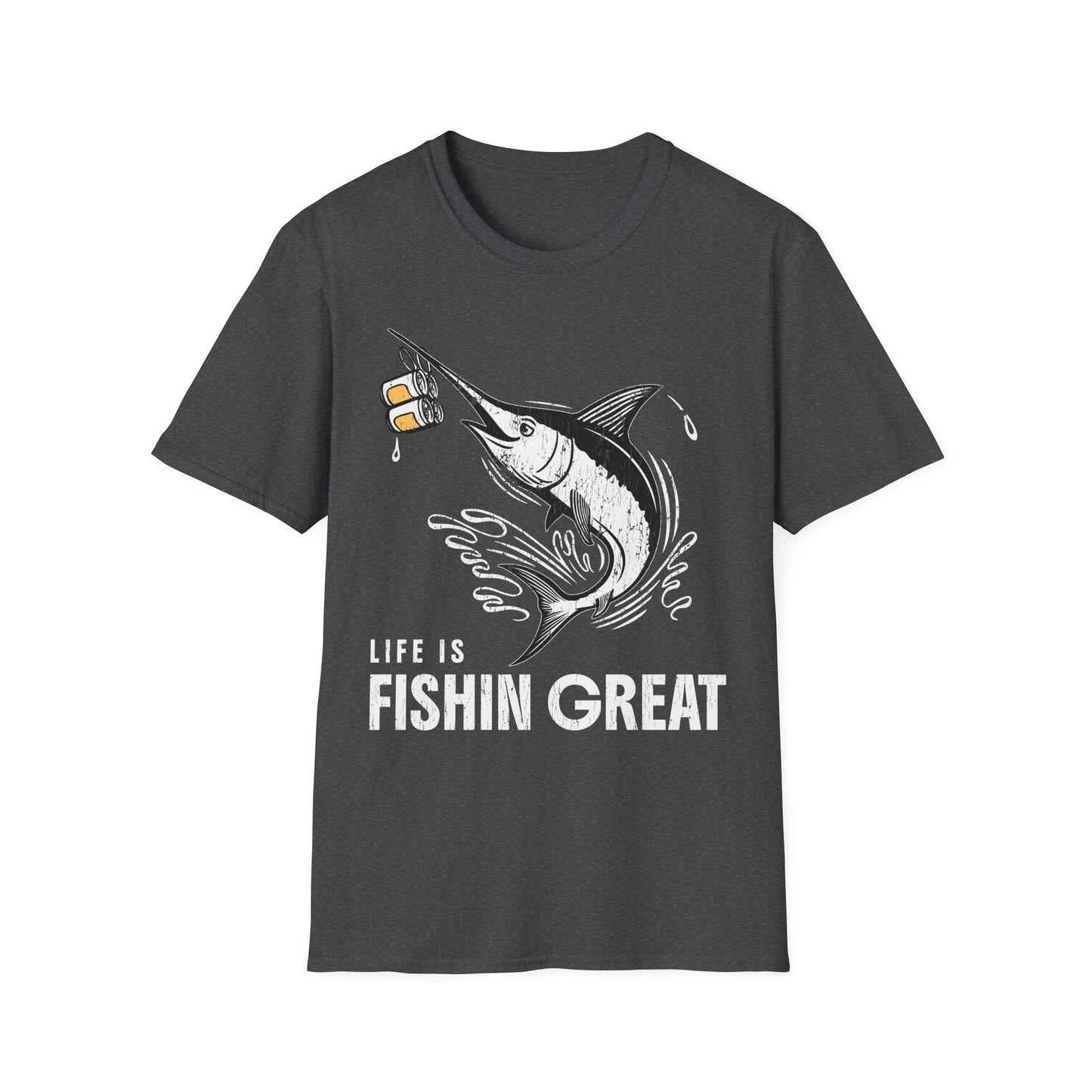 Life Is Fishin Great Swordfish T-Shirt