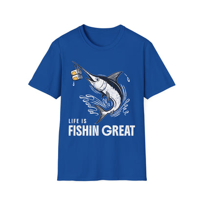 Life Is Fishin Great Swordfish T-Shirt