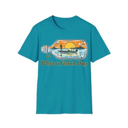 What a Fishin Day Bottle T-Shirt