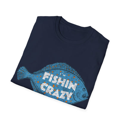Im Fishin Crazy Flounder T-Shirt