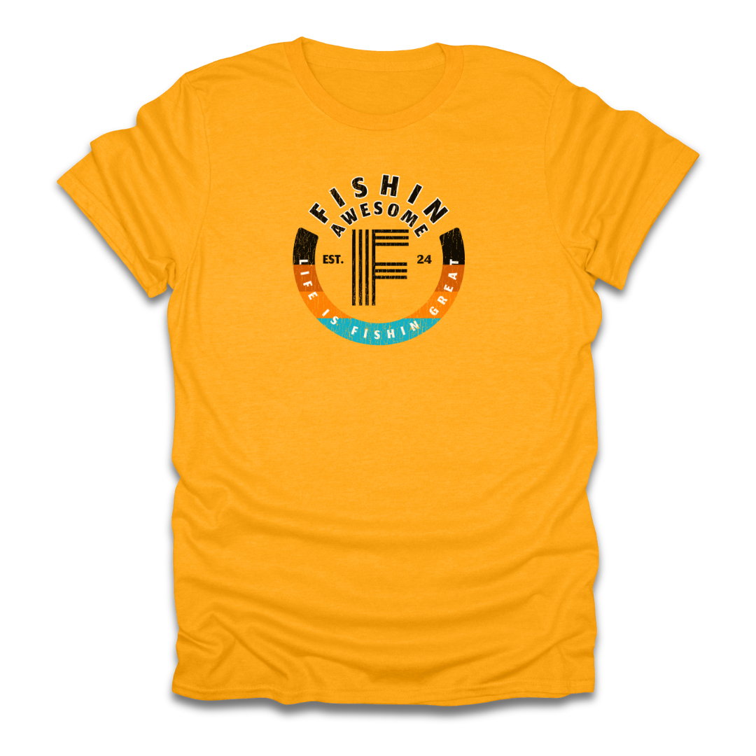 Life Is Fishin Great Circle T-Shirt