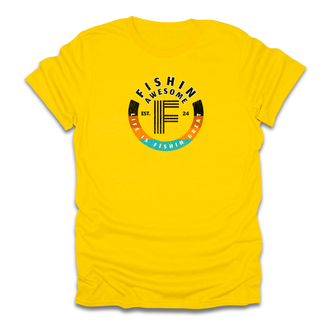 Life Is Fishin Great Circle T-Shirt