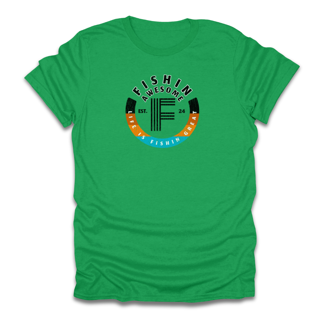 Life Is Fishin Great Circle T-Shirt