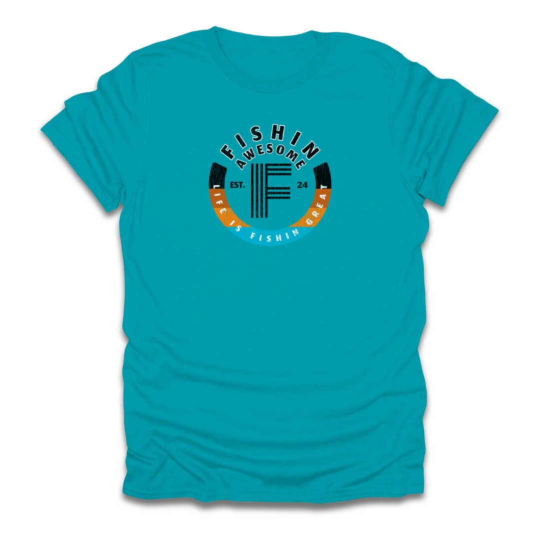 Life Is Fishin Great Circle T-Shirt