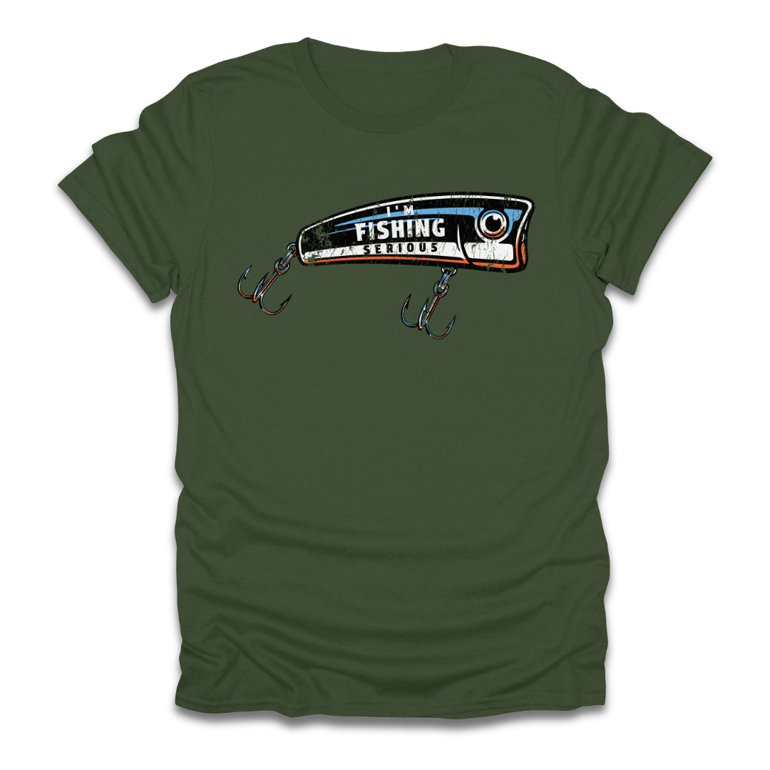 I'm Fishing Serious Lure T-Shirt