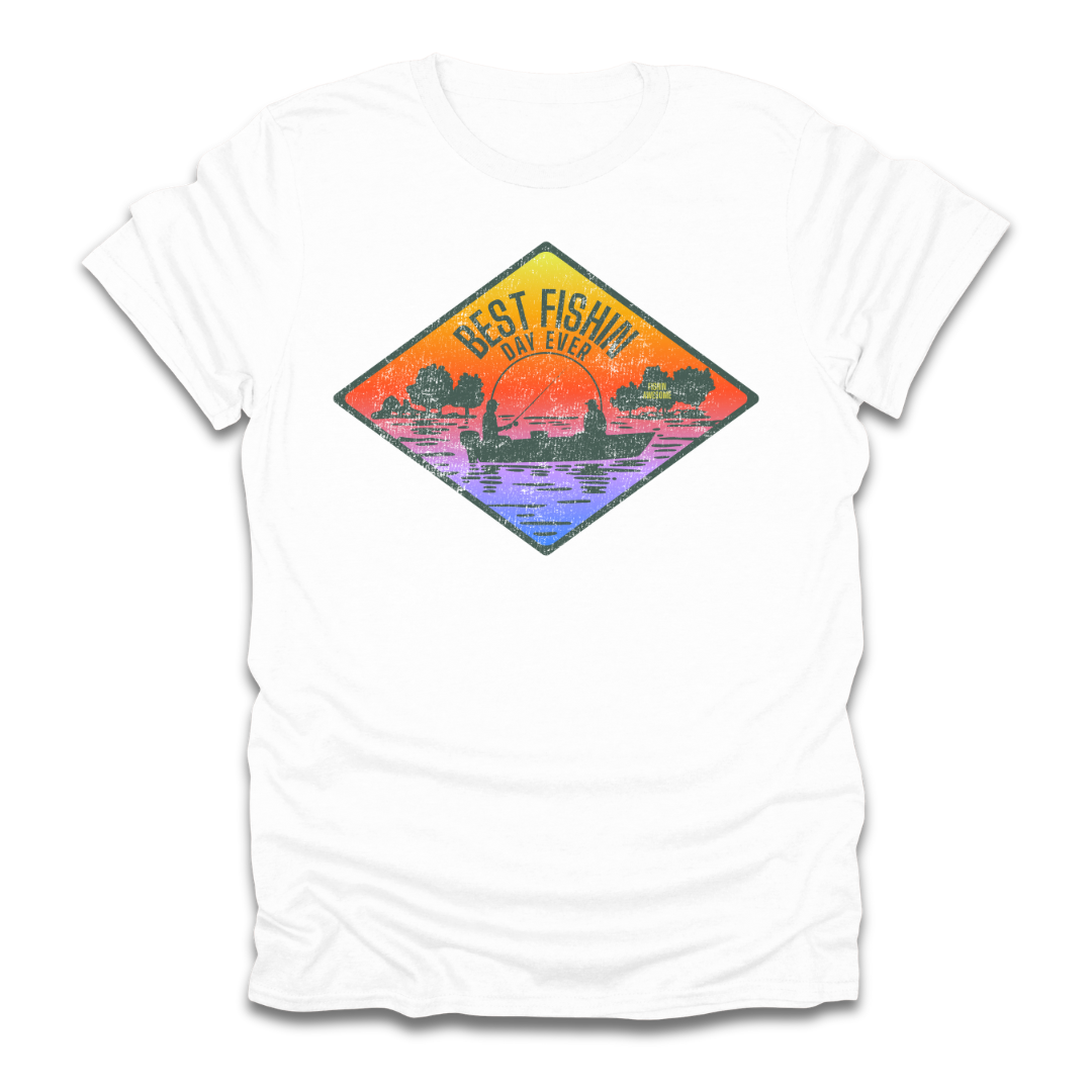 Best Fishin Day Ever Boat T-Shirt