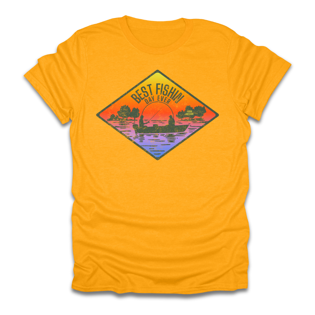 Best Fishin Day Ever Boat T-Shirt