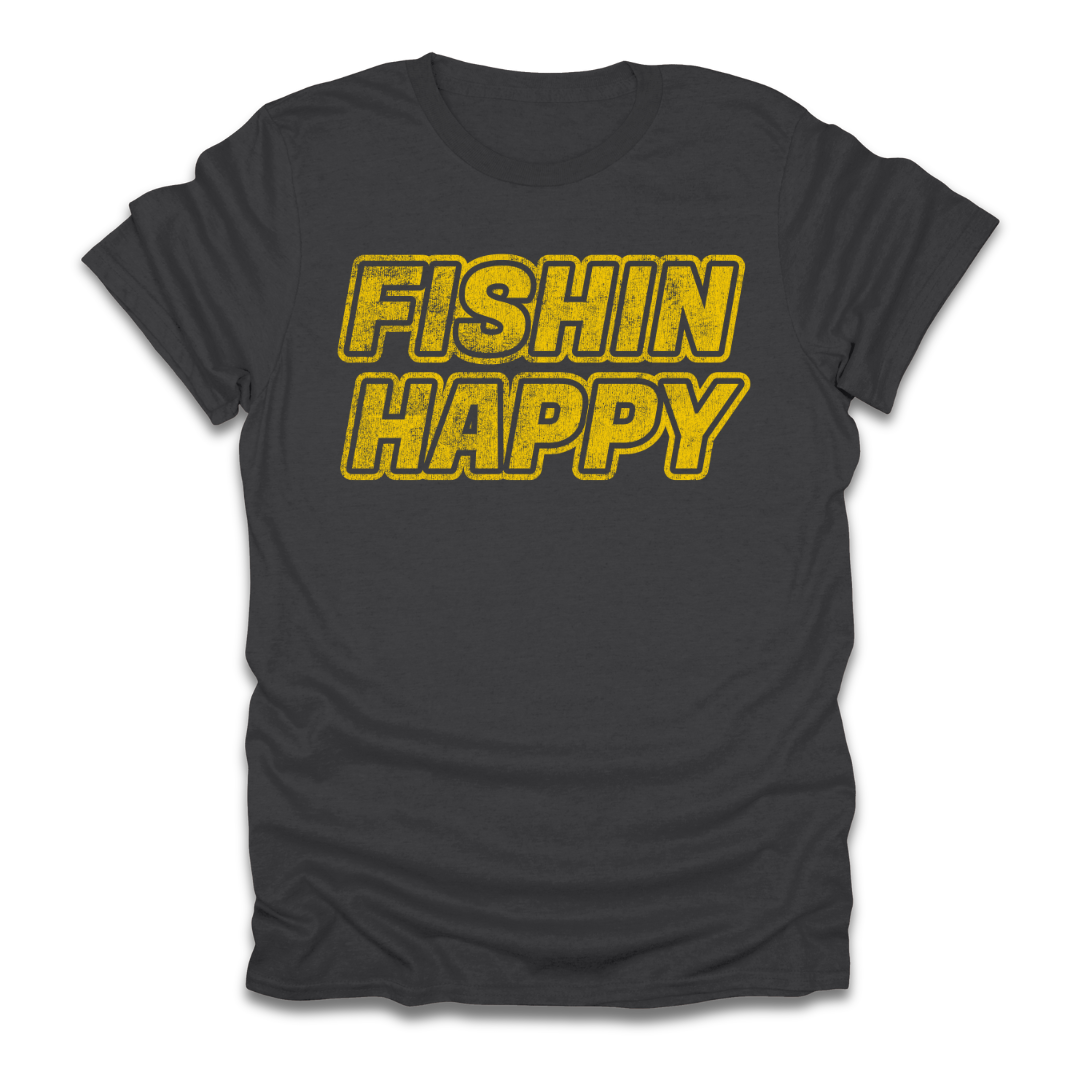 Fishin Happy Words T-Shirt