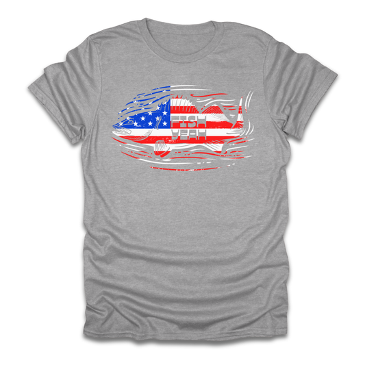 Fish Yeah America Walleye T-Shirt