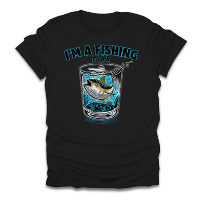 Fishing Liar Glass T-Shirt