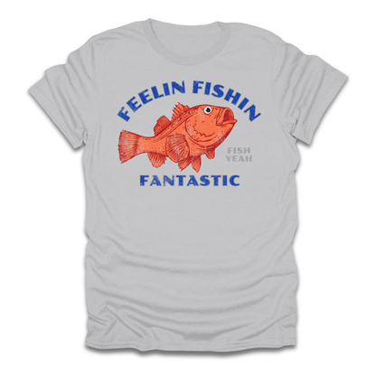 Feelin Fishin Fantastic Orange Fish T-Shirt