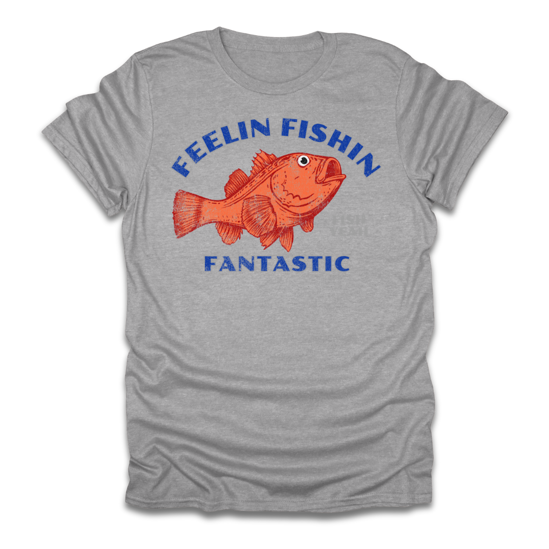 Feelin Fishin Fantastic Orange Fish T-Shirt