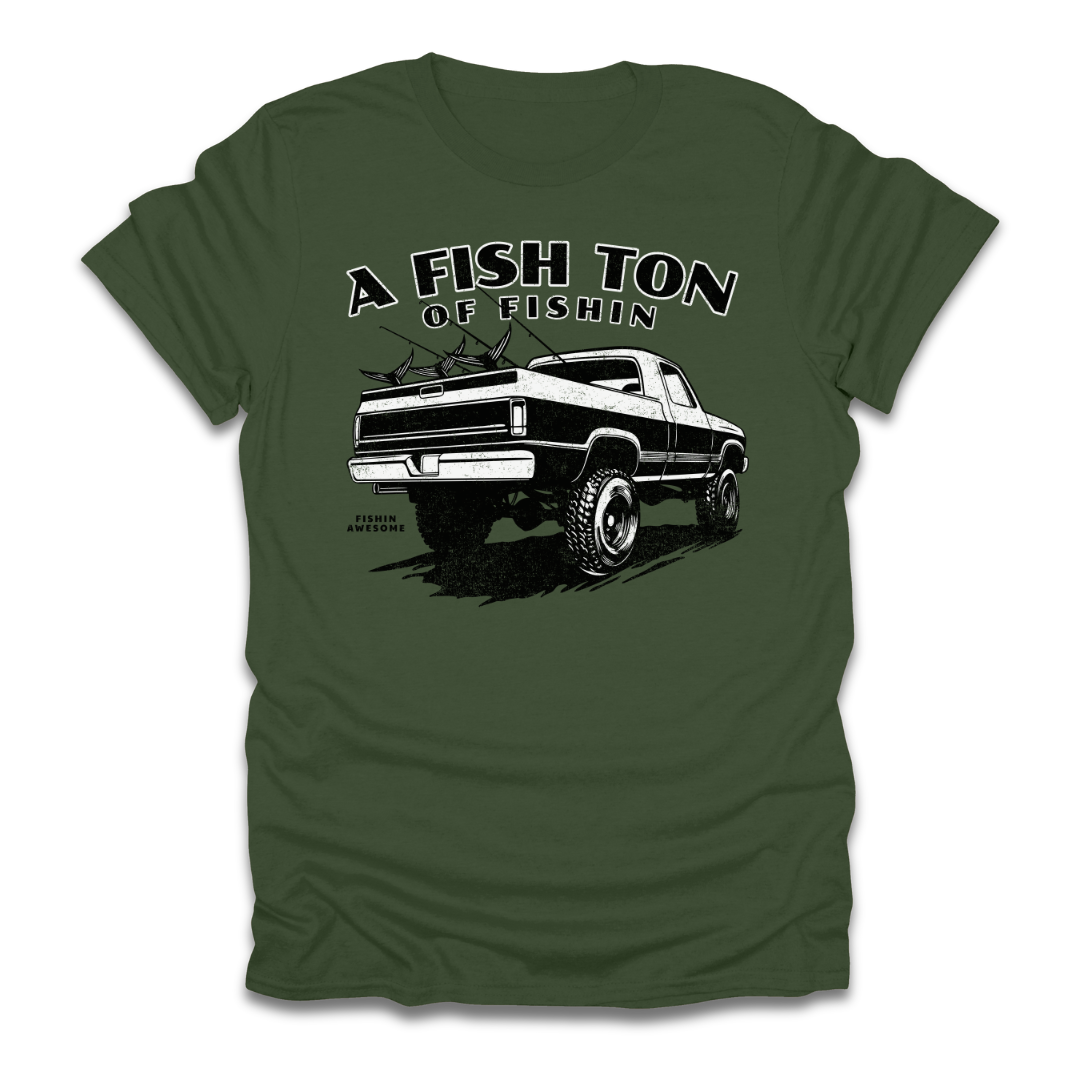 Fish Ton Of Fishin Truck T-Shirt