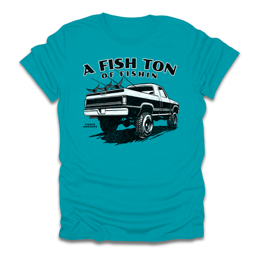 Fish Ton Of Fishin Truck T-Shirt