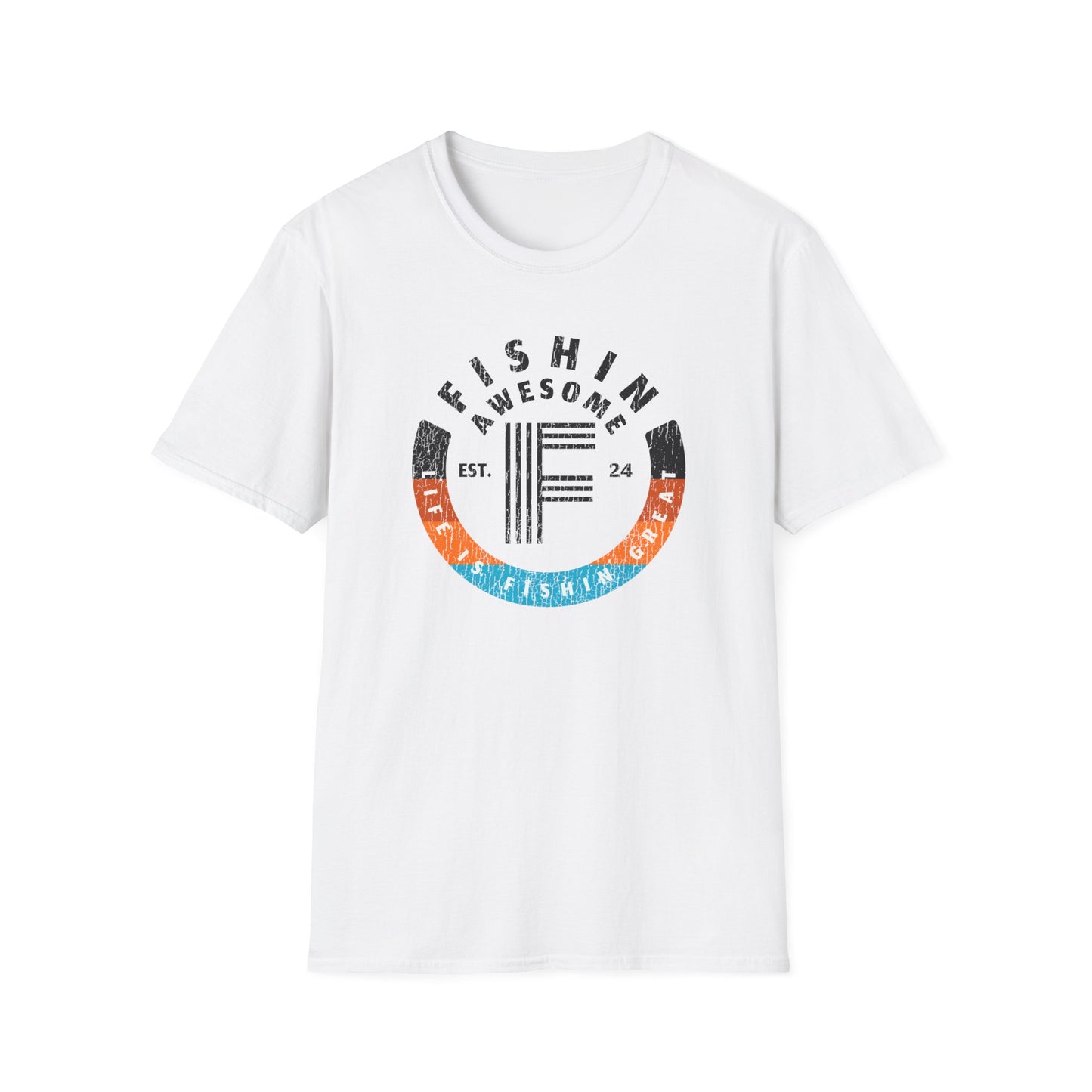 Life Is Fishin Great Circle T-Shirt