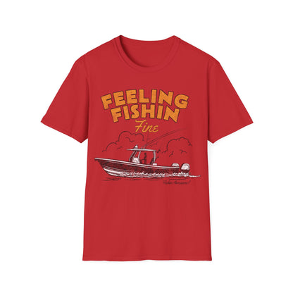 Feeling Fishin Fine Boat T-Shirt