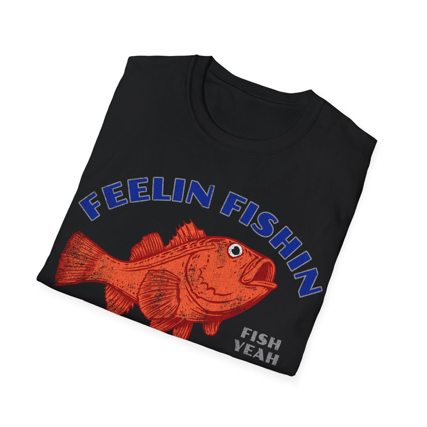 Feelin Fishin Fantastic Orange Fish T-Shirt