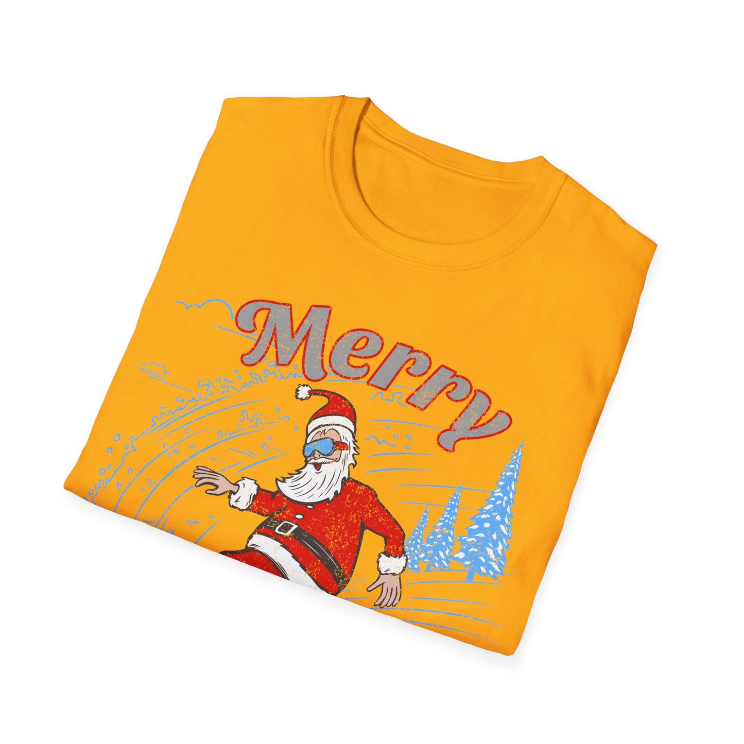 CTR Santa Snow Board T-Shirt