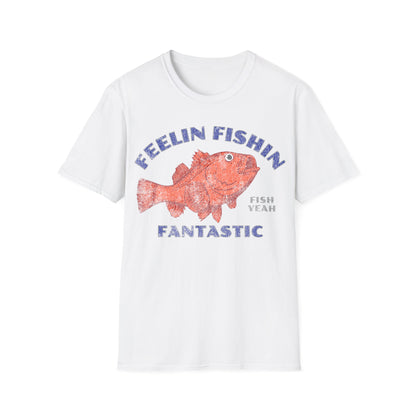 Feelin Fishin Fantastic Orange Fish T-Shirt
