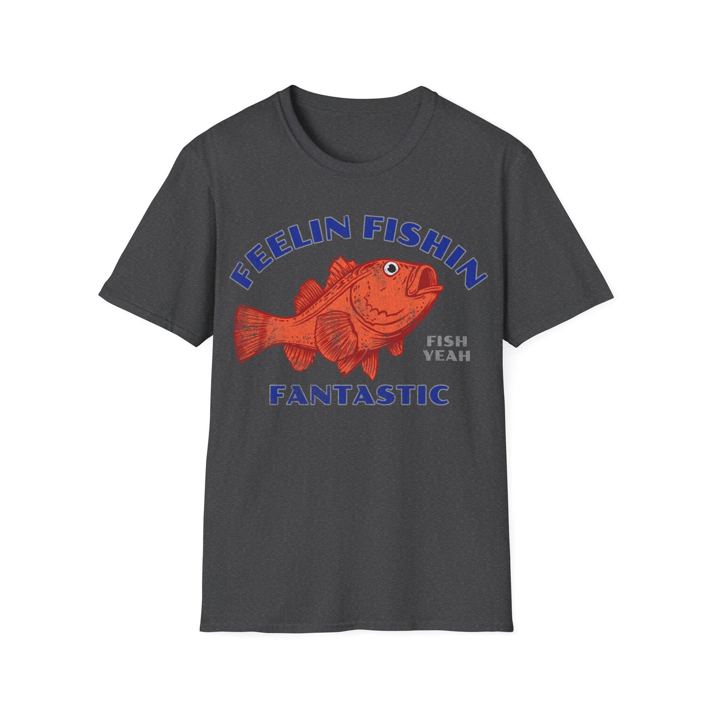 Feelin Fishin Fantastic Orange Fish T-Shirt