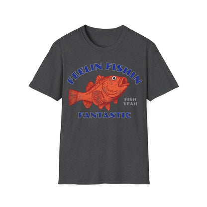 Feelin Fishin Fantastic Orange Fish T-Shirt