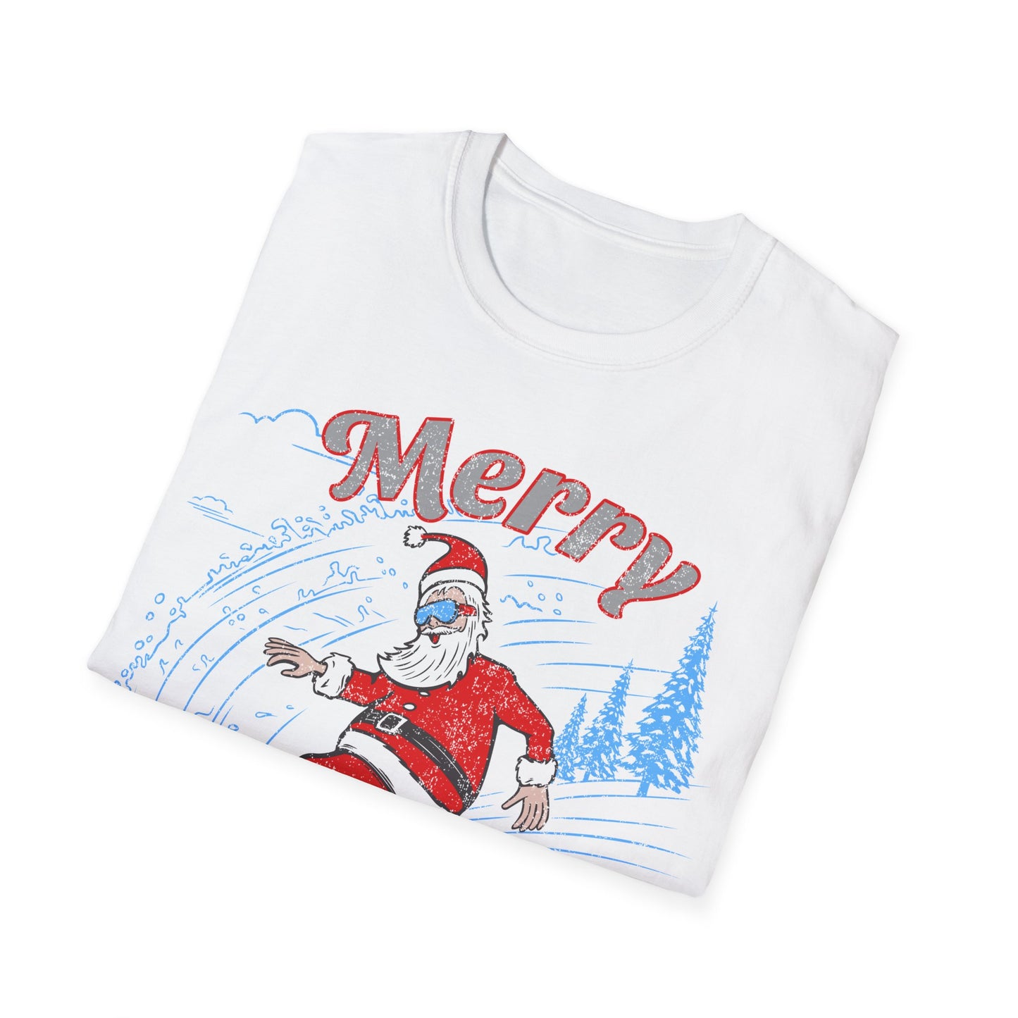 CTR Santa Snow Board T-Shirt