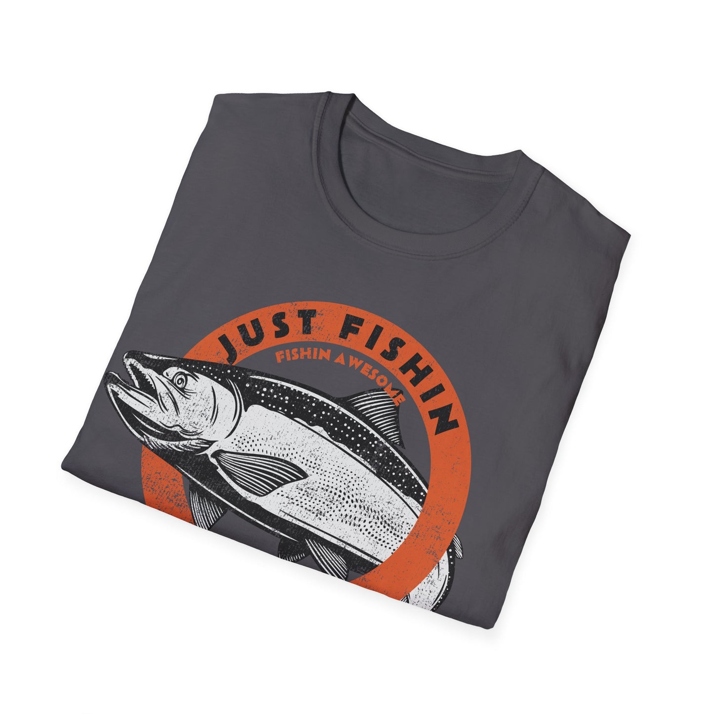 Just Fishin Around Salmon T-Shirt
