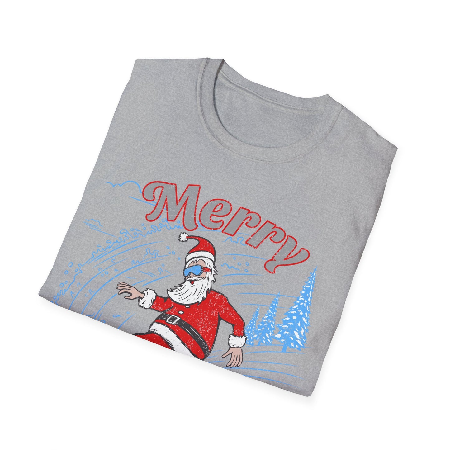 CTR Santa Snow Board T-Shirt