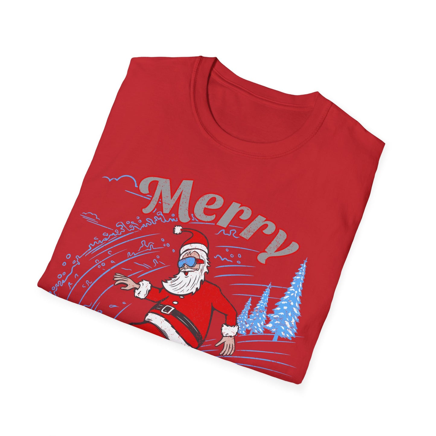 CTR Santa Snow Board T-Shirt