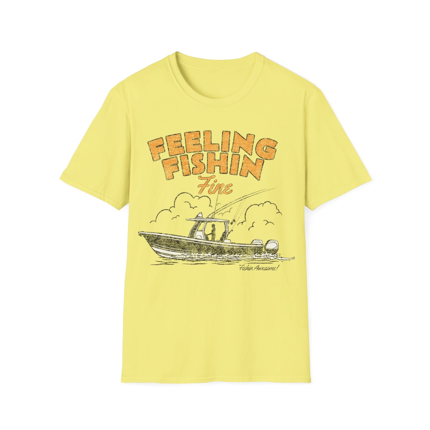 Feeling Fishin Fine Boat T-Shirt