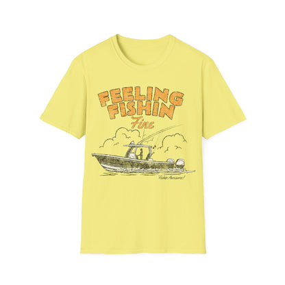 Feeling Fishin Fine Boat T-Shirt
