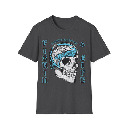 Fishin 4 Life Skull T-Shirt