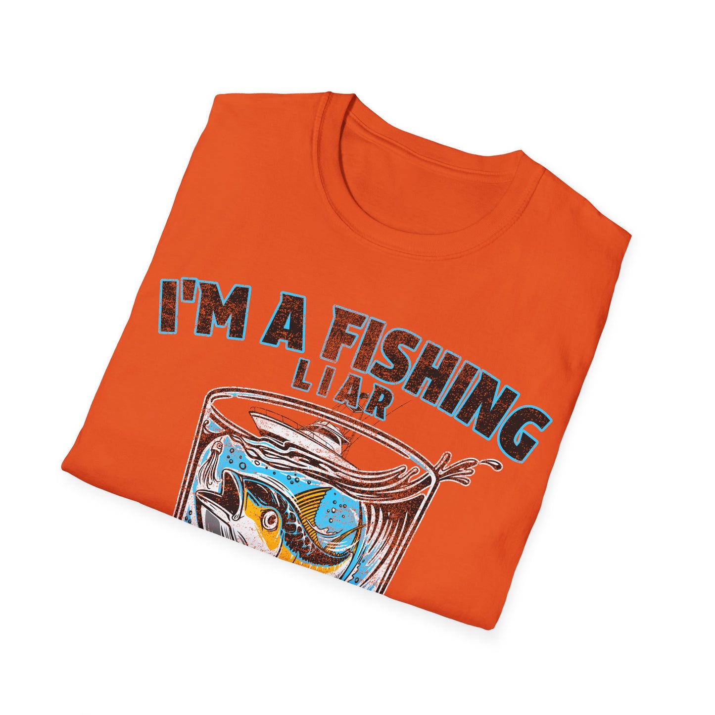 Fishing Liar Glass T-Shirt