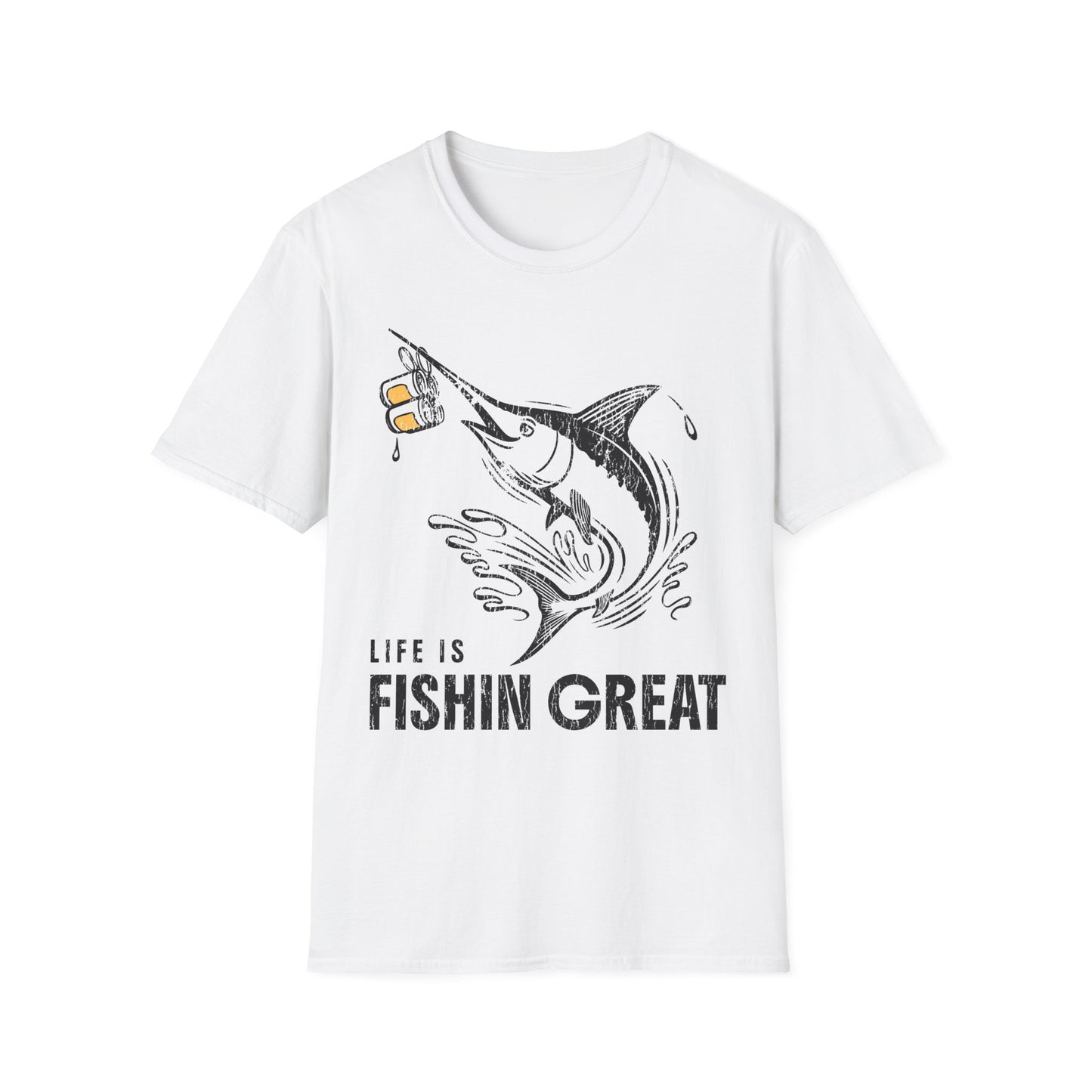 Life Is Fishin Great Swordfish T-Shirt