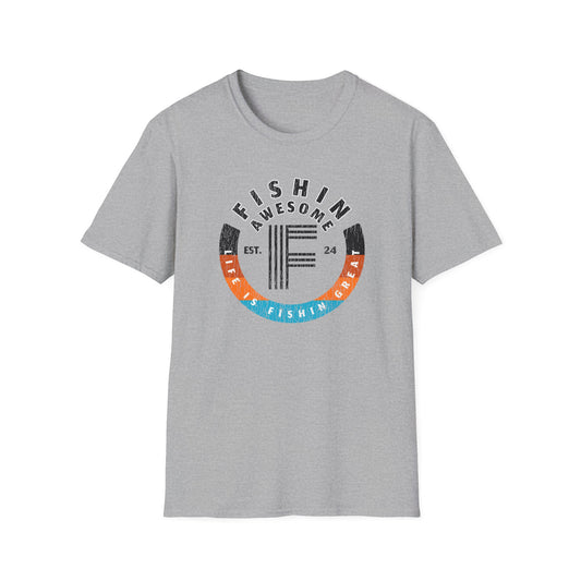 Life Is Fishin Great Circle T-Shirt