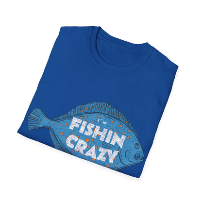 Im Fishin Crazy Flounder T-Shirt