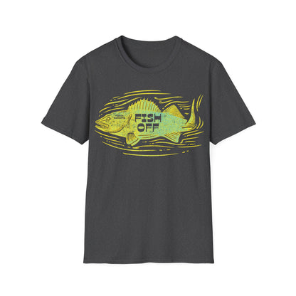 Fish Off Walleye Yellow T-Shirt