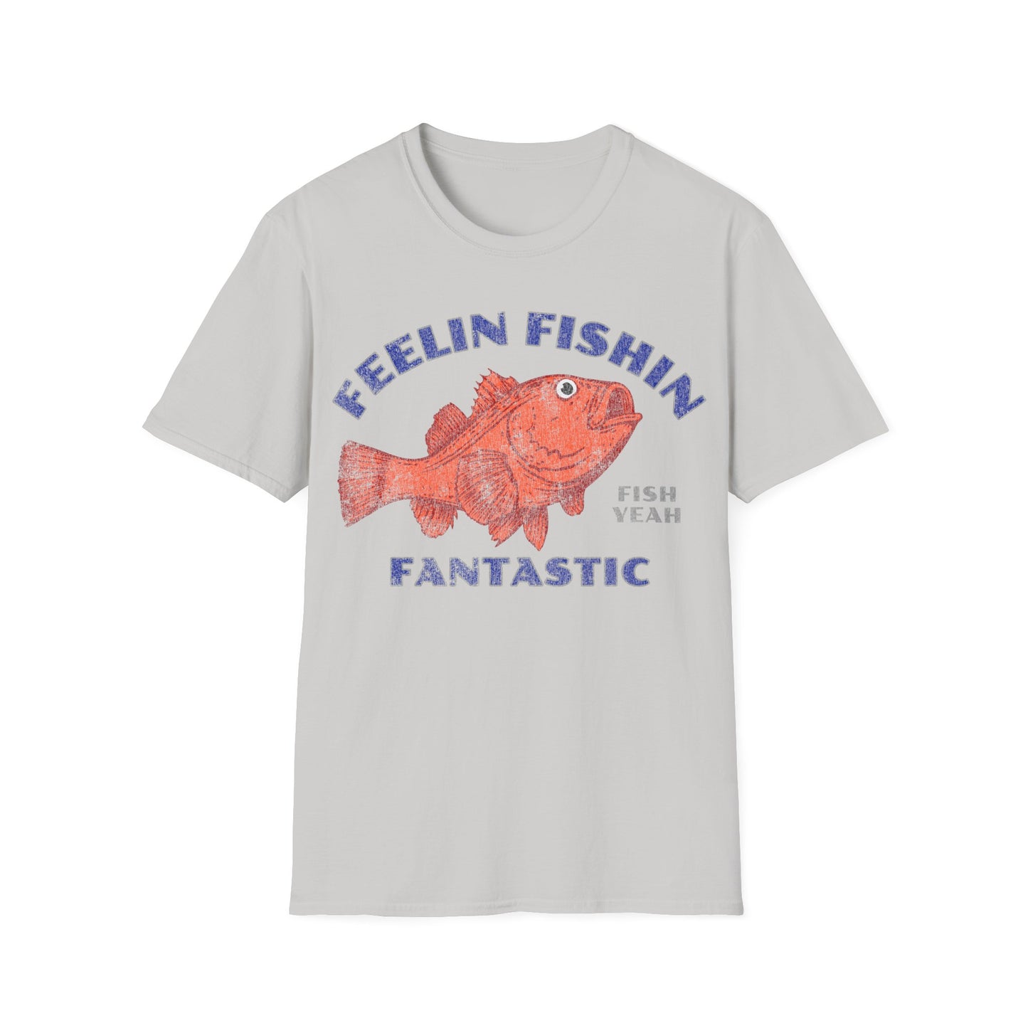 Feelin Fishin Fantastic Orange Fish T-Shirt