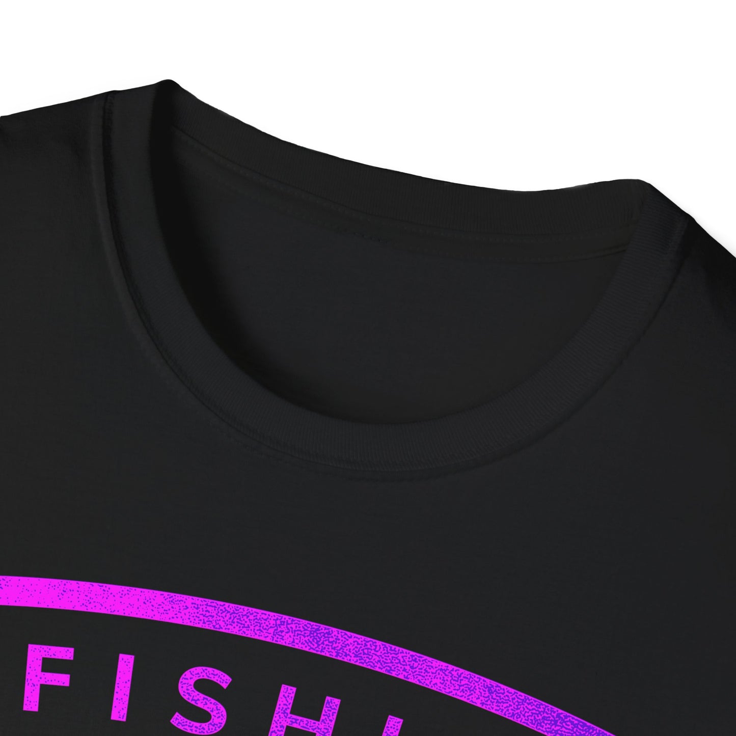 Fishin Awesome Pink Purple Tuna Stamp T-Shirt
