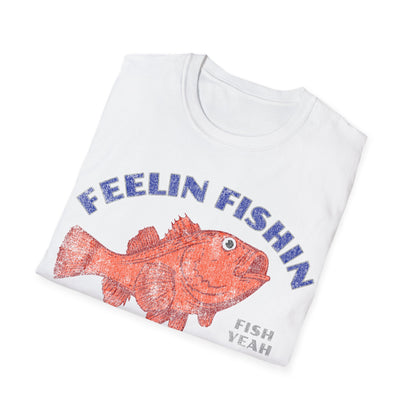 Feelin Fishin Fantastic Orange Fish T-Shirt