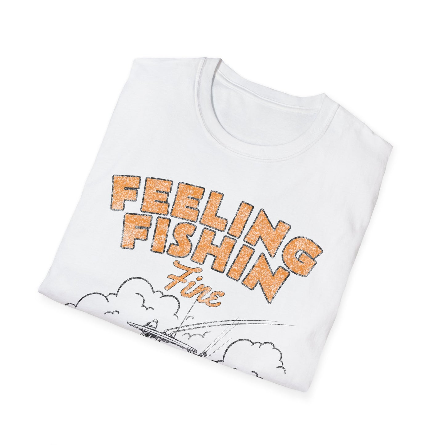 Feeling Fishin Fine Boat T-Shirt