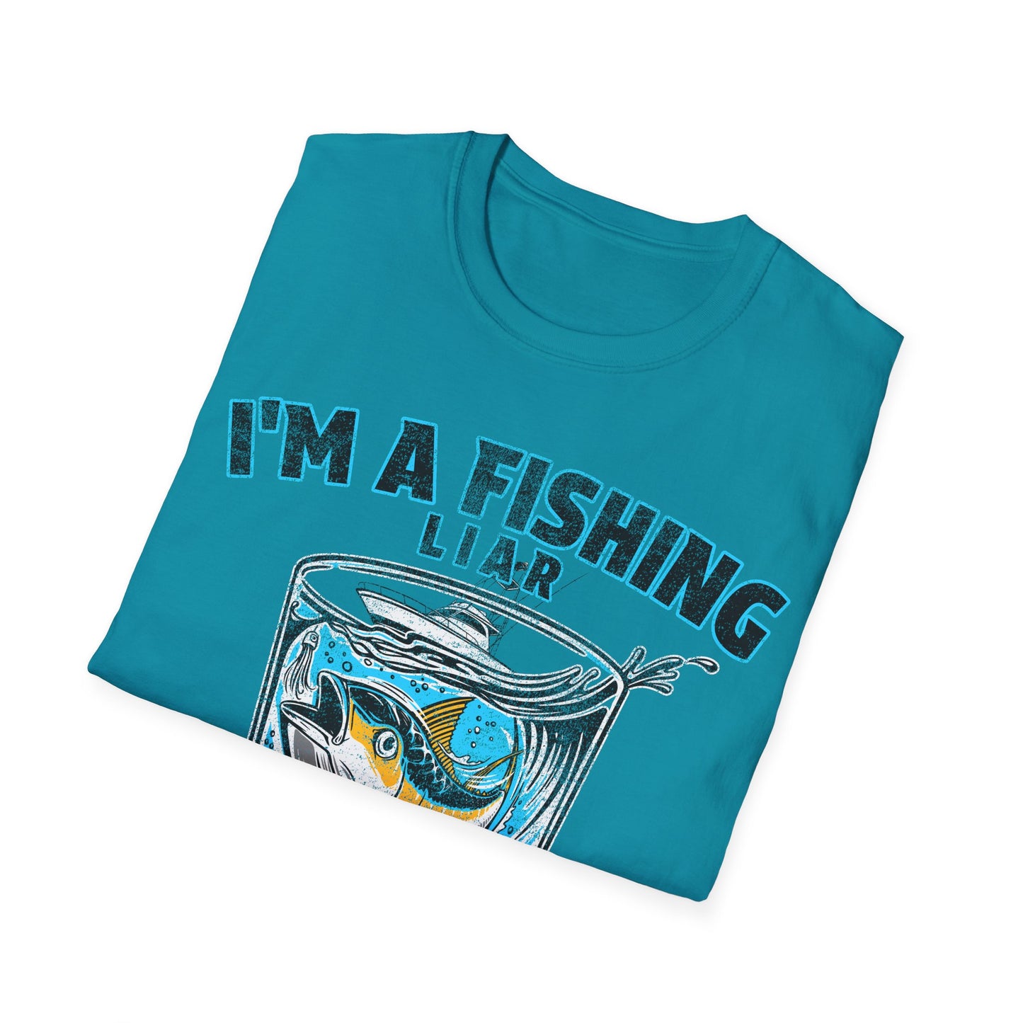 Fishing Liar Glass T-Shirt