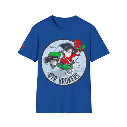 CTR Brokers Santa Golf Cart T-Shirt
