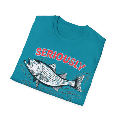 Seriously Fishin Around Striped Bass T-Shirt
